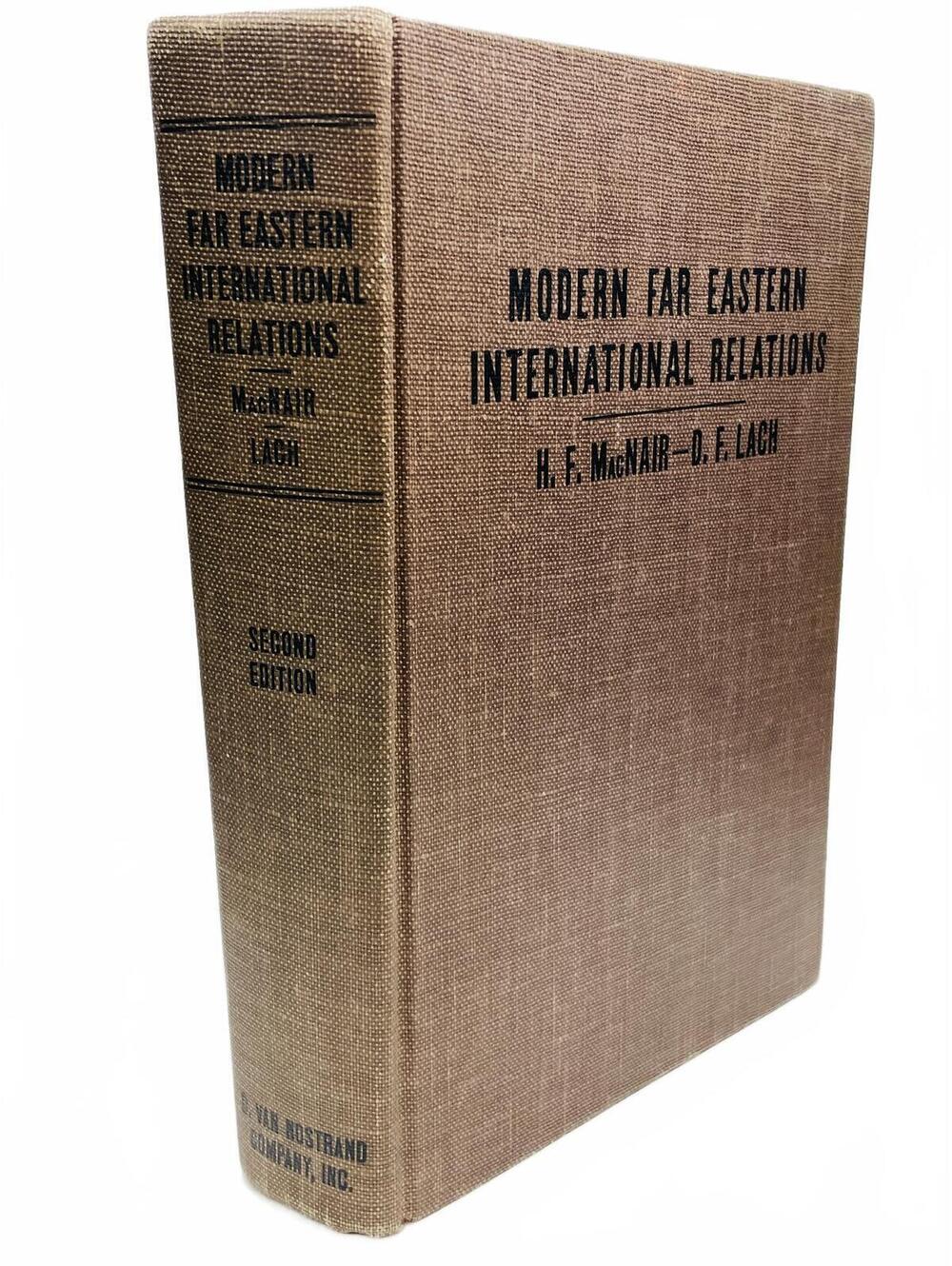1955 VINTAGE BOOK - Modern Far Eastern International Relations